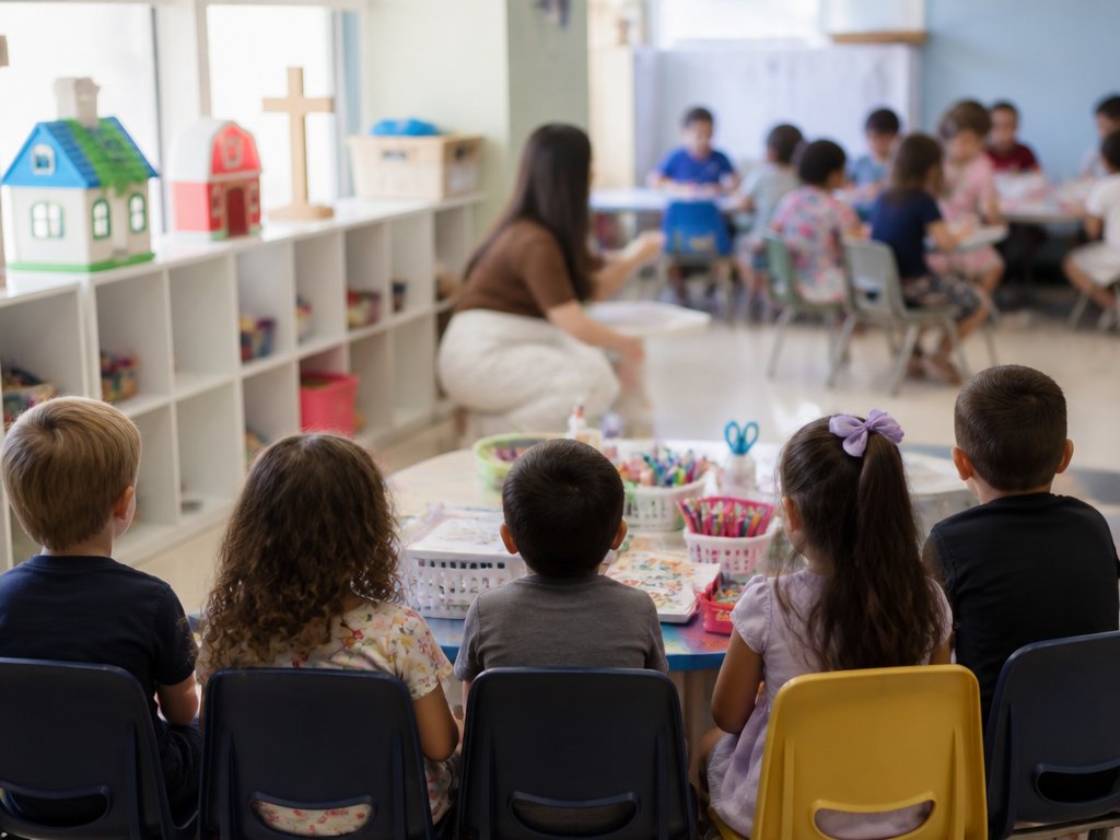Kids ministry classroom